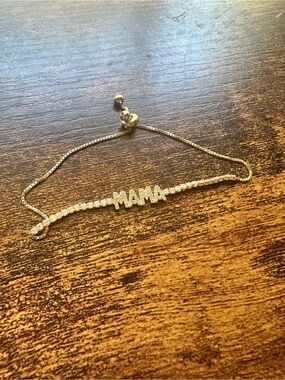 “MAMA” Gold Adjustable Bracelet